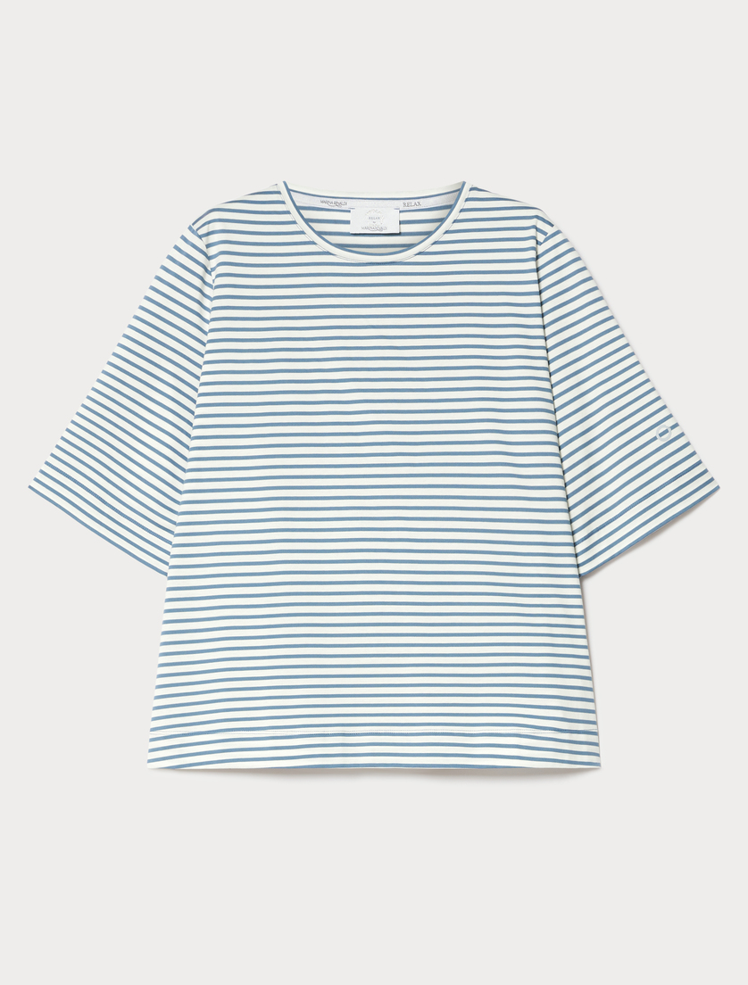Cotton jersey T-shirt - AVIO - Marina Rinaldi