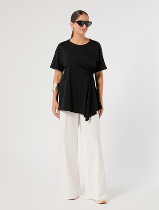 Gerafftes Jersey-T-Shirt - Marina Rinaldi