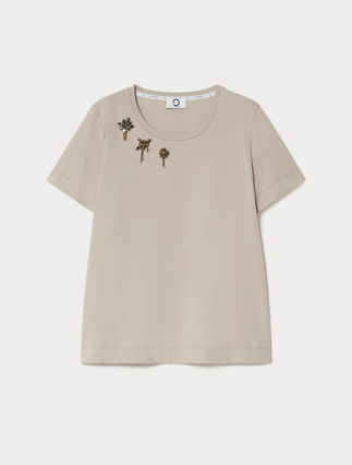 T-shirt en jersey de coton - Marina Rinaldi