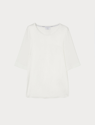 T-Shirt aus Jersey und Seide - Marina Rinaldi