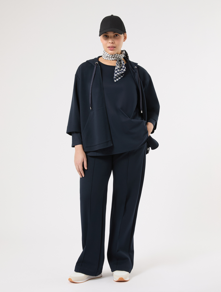 Cotton jersey T-shirt - NAVY - Marina Rinaldi - 2