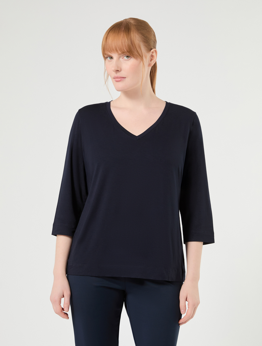 Viscose jersey T-shirt - AVIO - Marina Rinaldi - 3