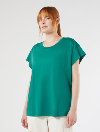 Cotton jersey T-shirt - GREEN