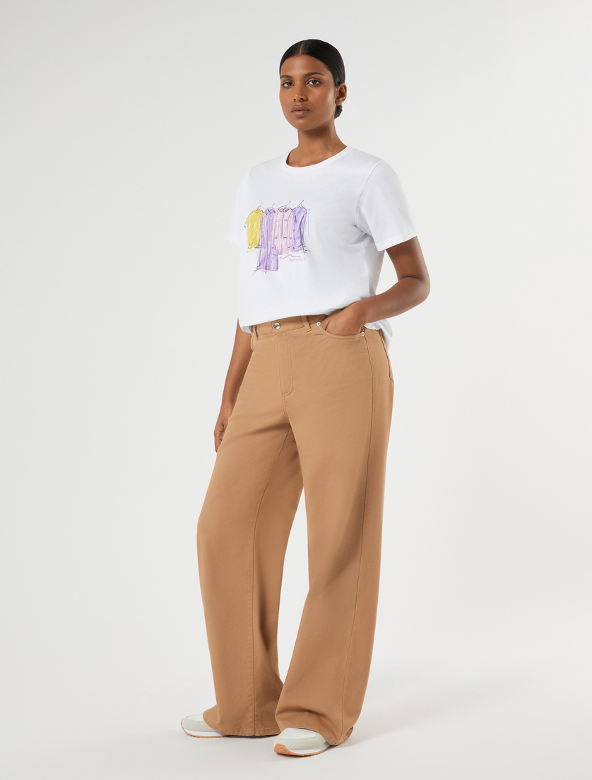 T-shirt en jersey de coton - Marina Rinaldi