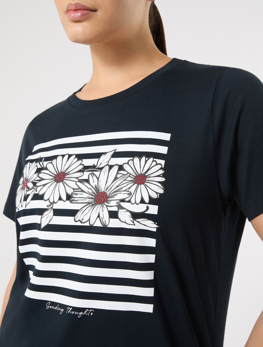 Cotton jersey T-shirt - AVIO - Marina Rinaldi - 5