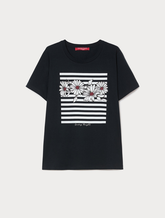 T-Shirt aus Baumwolljersey - Marina Rinaldi