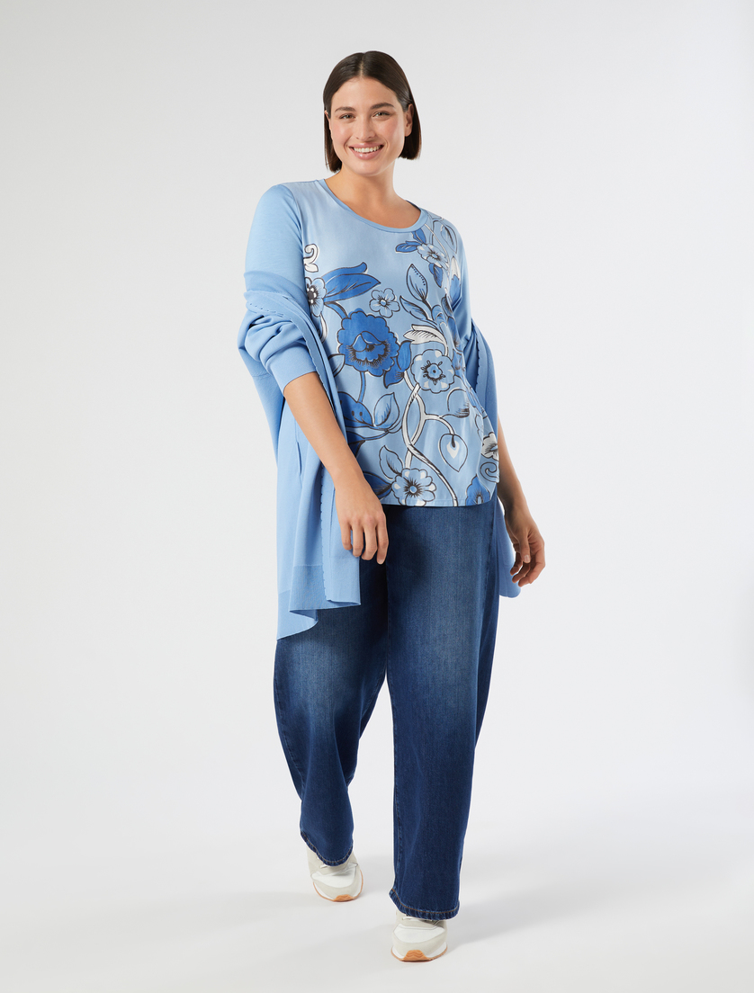 Viscose jersey T-shirt - Marina Rinaldi