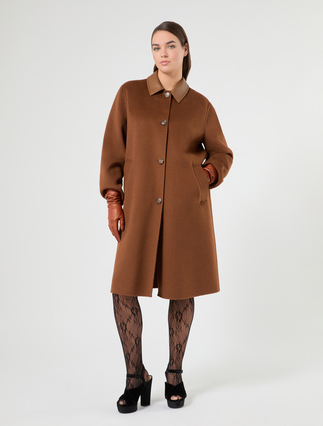 Cappotto in double di misto lana - Marina Rinaldi