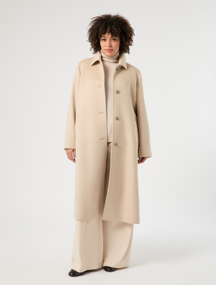 Wool broadcloth coat - Marina Rinaldi