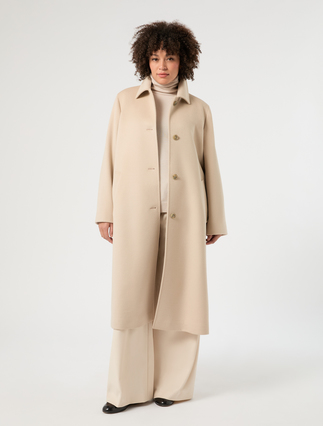 Wool broadcloth coat - Marina Rinaldi