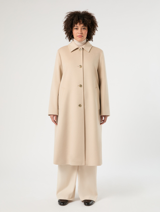 Wool broadcloth coat - ALBINO - Marina Rinaldi - 3