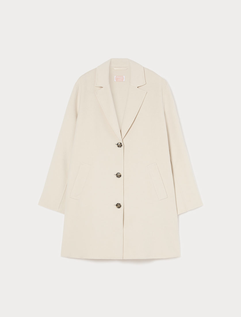 Cappotto in panno double - GHIACCIO - Marina Rinaldi