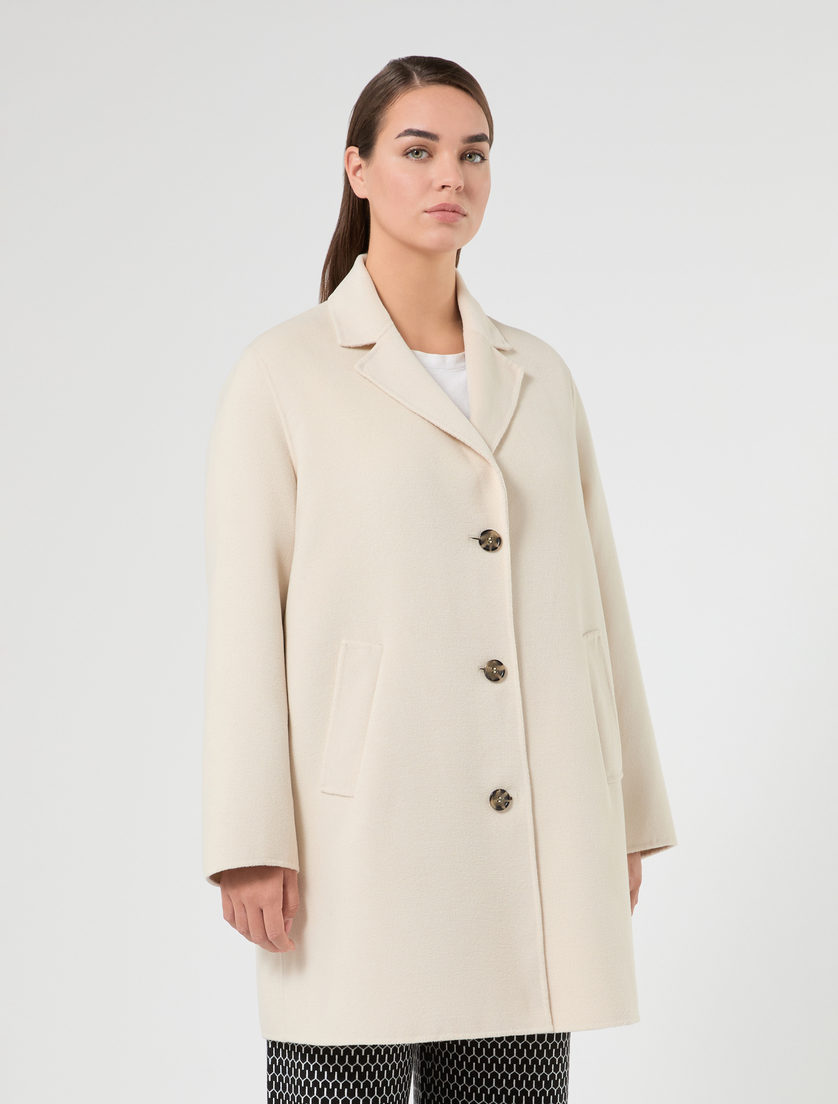 Cappotto in panno double - GHIACCIO - Marina Rinaldi - 3