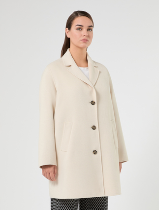 Cappotto in panno double - GHIACCIO - Marina Rinaldi - 3