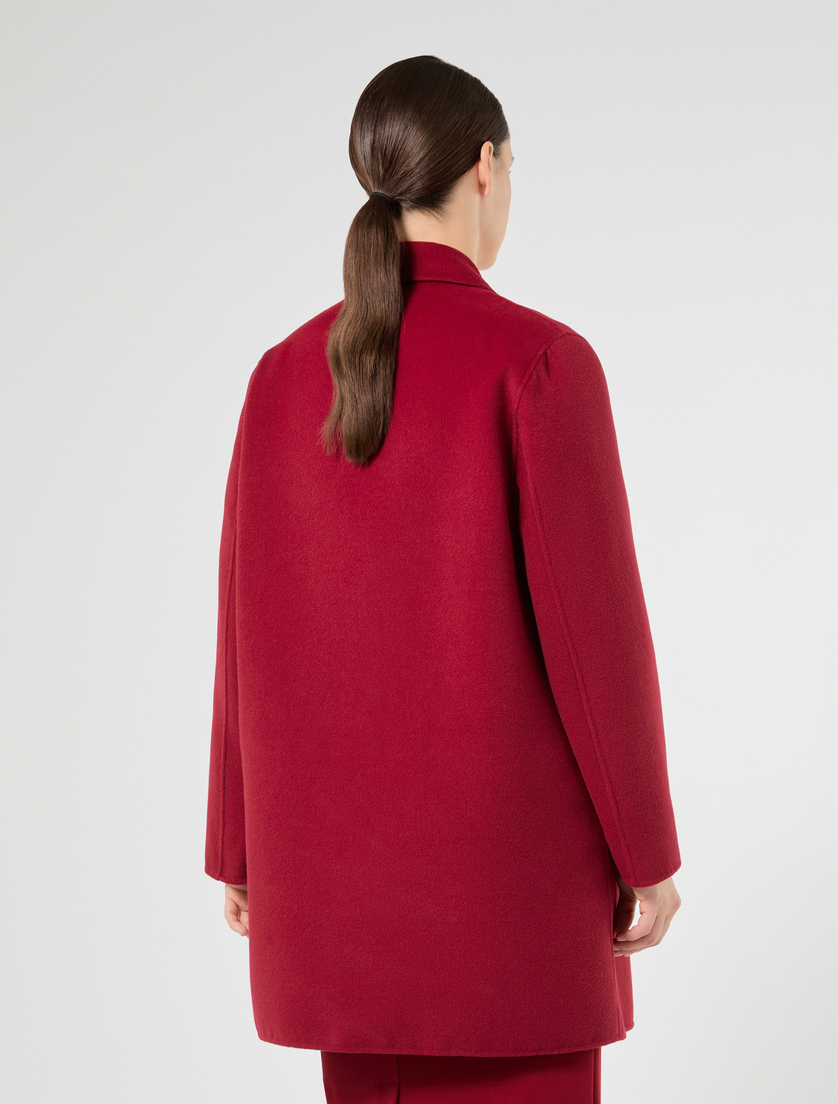 Double cloth coat - BORDEAUX - Marina Rinaldi - 4