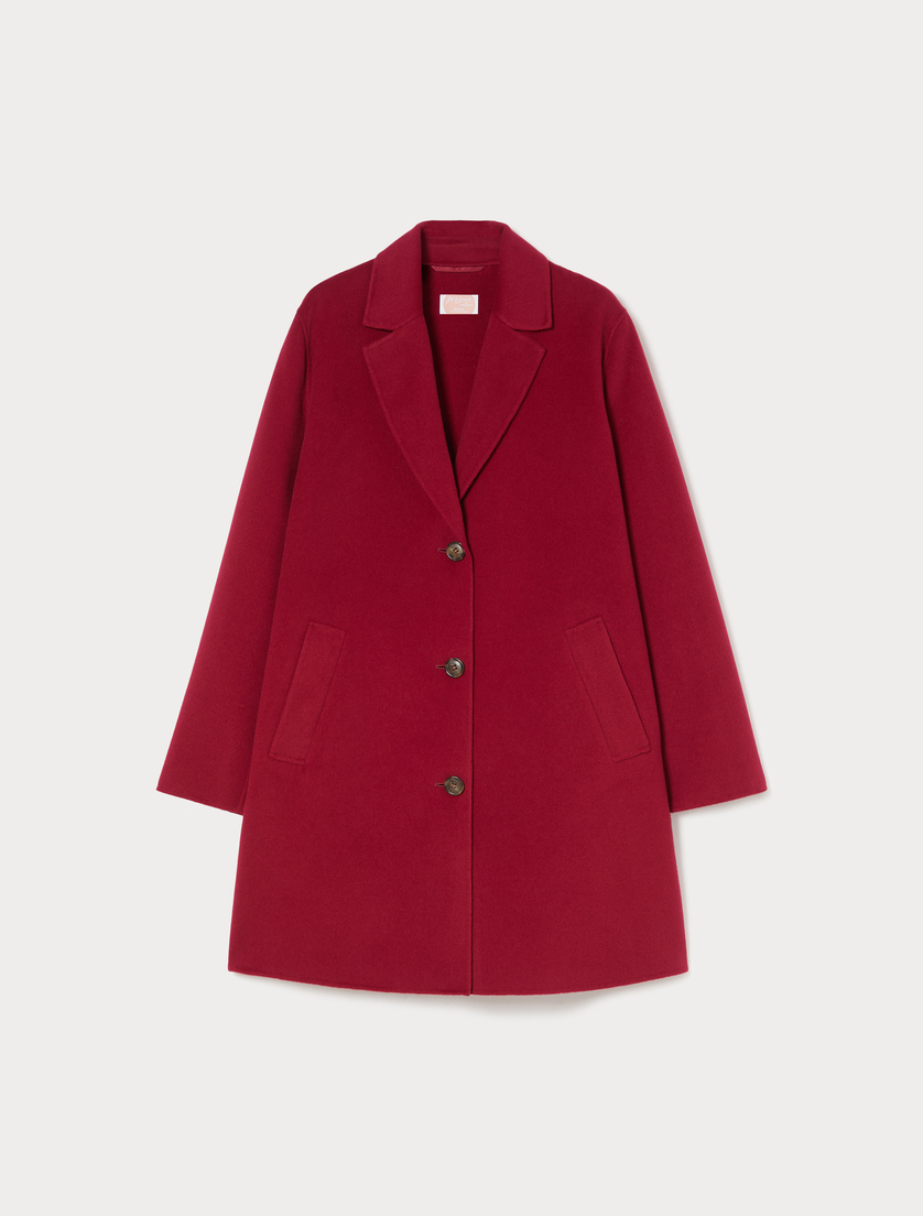 Double cloth coat - BORDEAUX - Marina Rinaldi