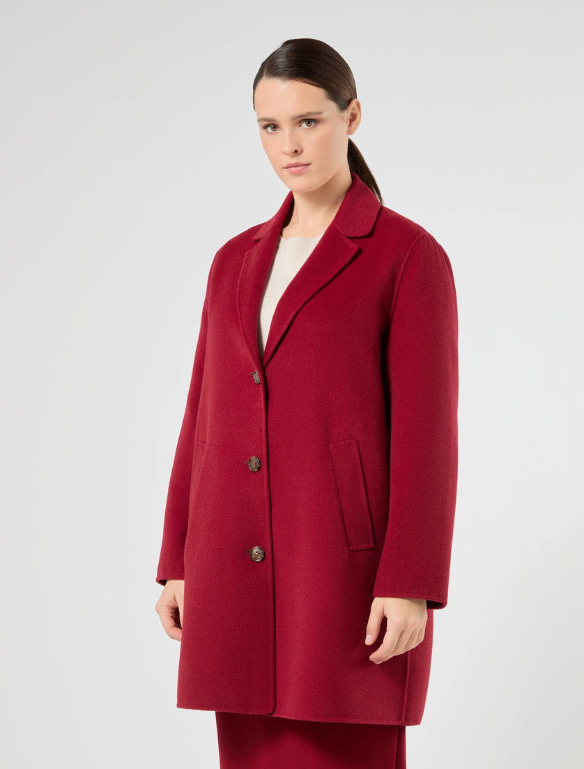 Double cloth coat - BORDEAUX - Marina Rinaldi - 3