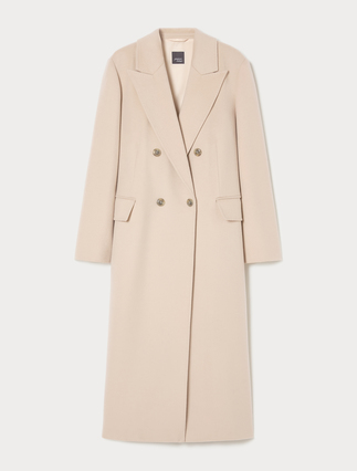 Wool broadcloth coat - ALBINO - Marina Rinaldi - 1