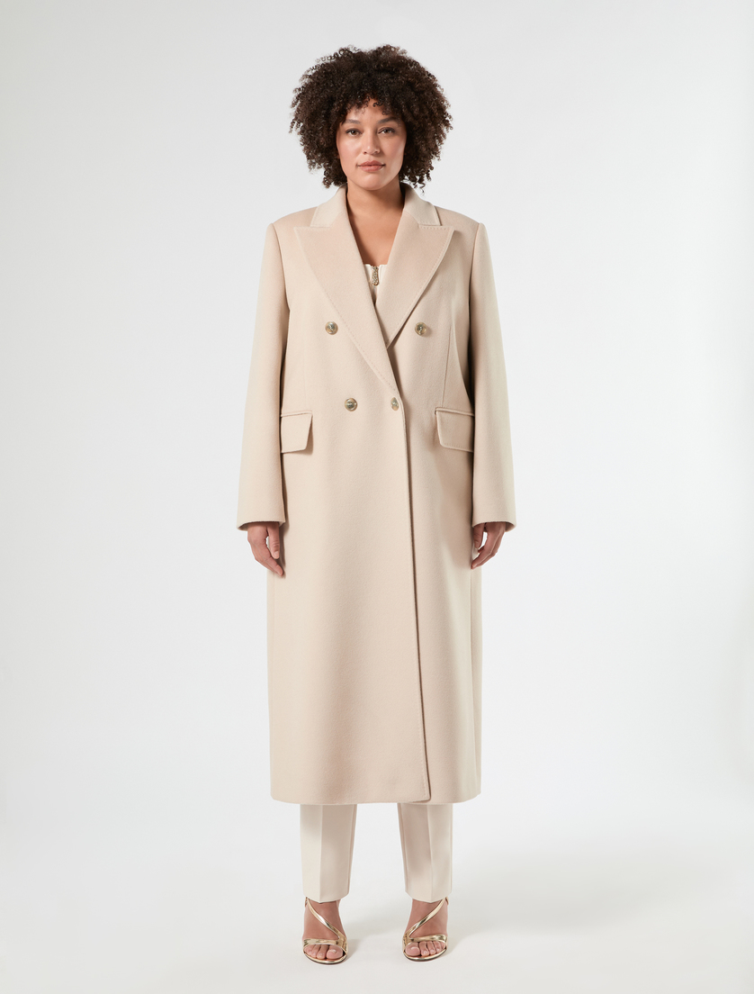 Wool broadcloth coat - ALBINO - Marina Rinaldi - 3