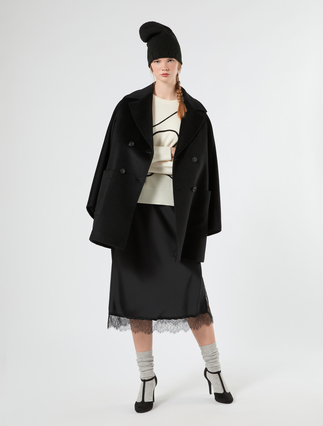 Wool broadcloth heavy jacket - Marina Rinaldi