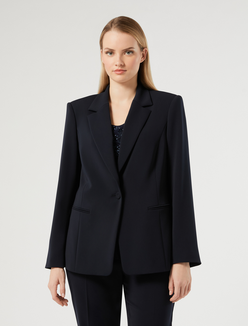 Cady blazer jacket - ULTRAMARINE - Marina Rinaldi - 3