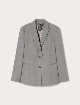 Twill blazer jacket - Marina Rinaldi