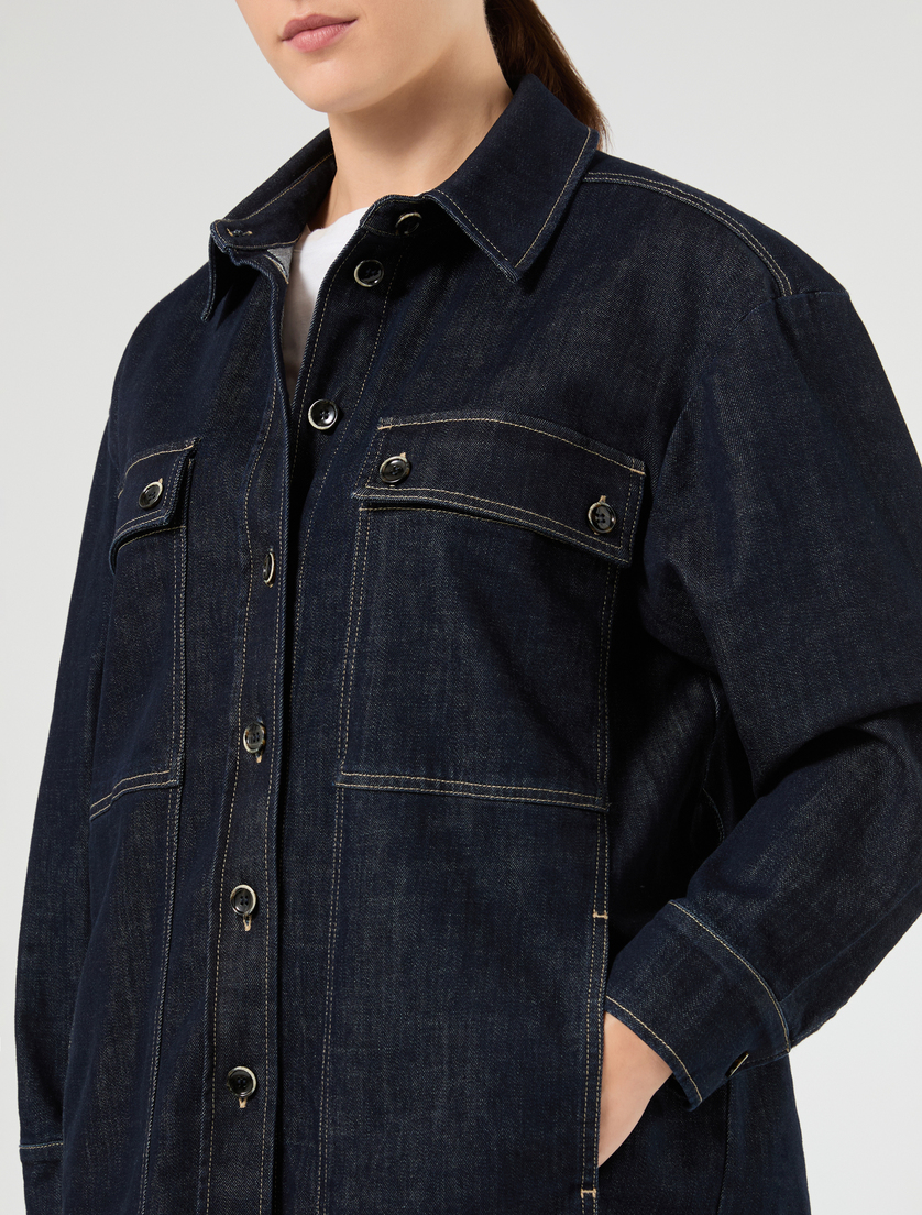 Denim jacket - MIDNIGHTBLUE - Marina Rinaldi - 5
