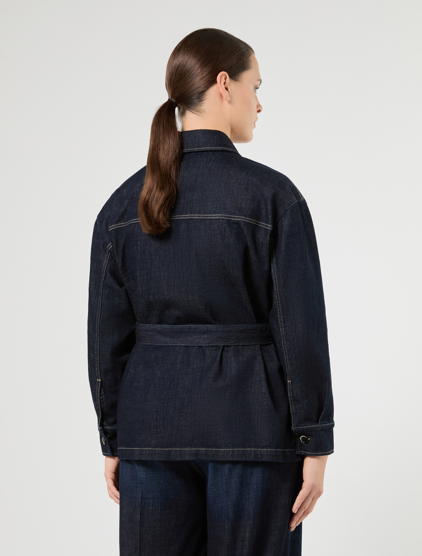 Denim jacket - MIDNIGHTBLUE - Marina Rinaldi - 4