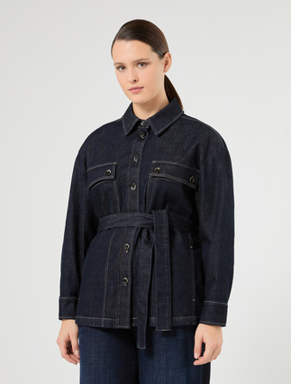 Denim jacket - MIDNIGHTBLUE - Marina Rinaldi - 3