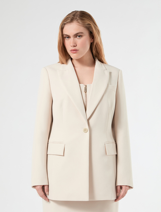 Giacca blazer in tessuto diagonale - ALBINO - Marina Rinaldi - 3
