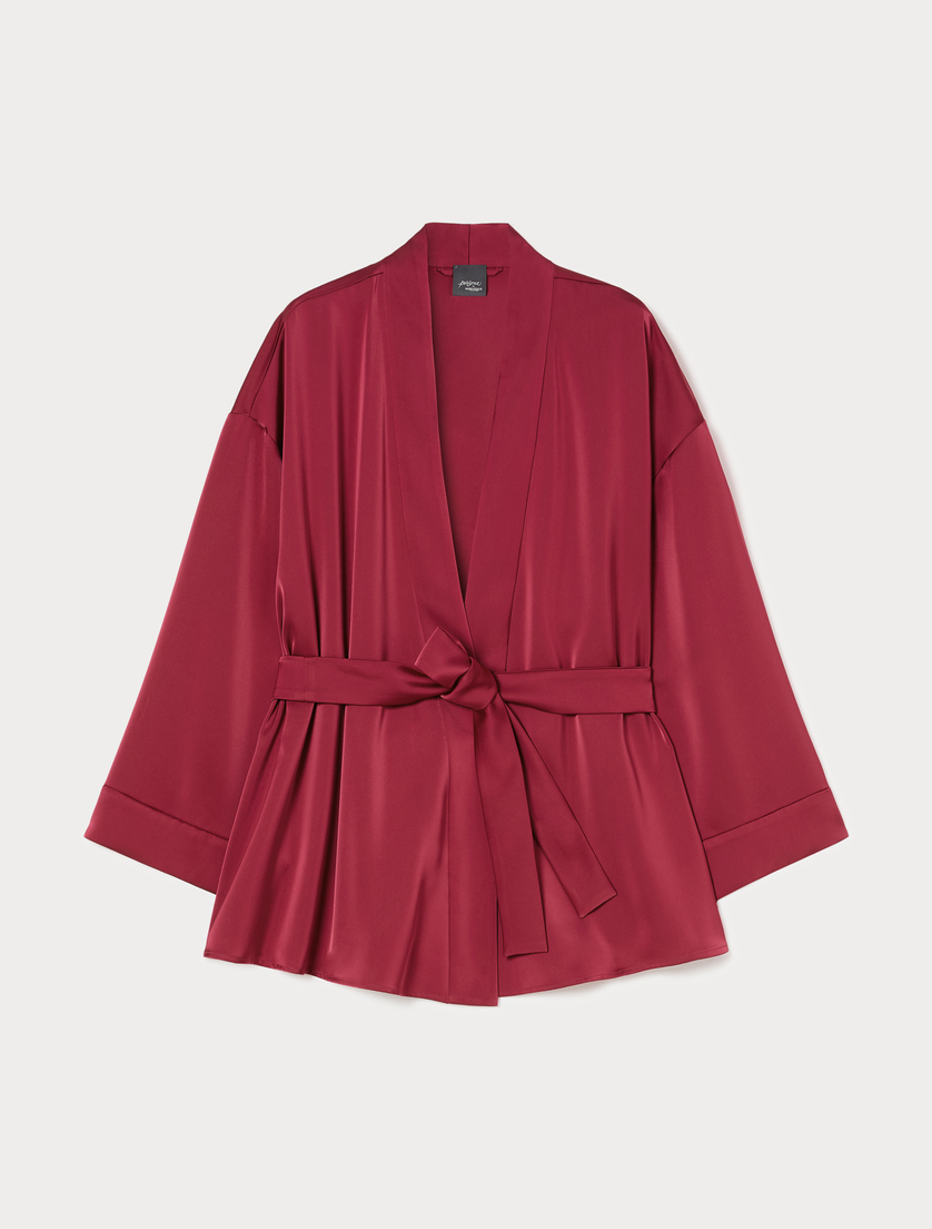 Veste kimono en satin - FUCHSIA - Marina Rinaldi