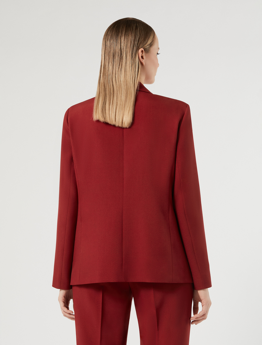 Giacca blazer in stuoia mélange - BORDEAUX - Marina Rinaldi - 4