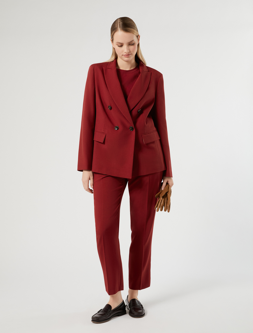 Giacca blazer in stuoia mélange - BORDEAUX - Marina Rinaldi - 2