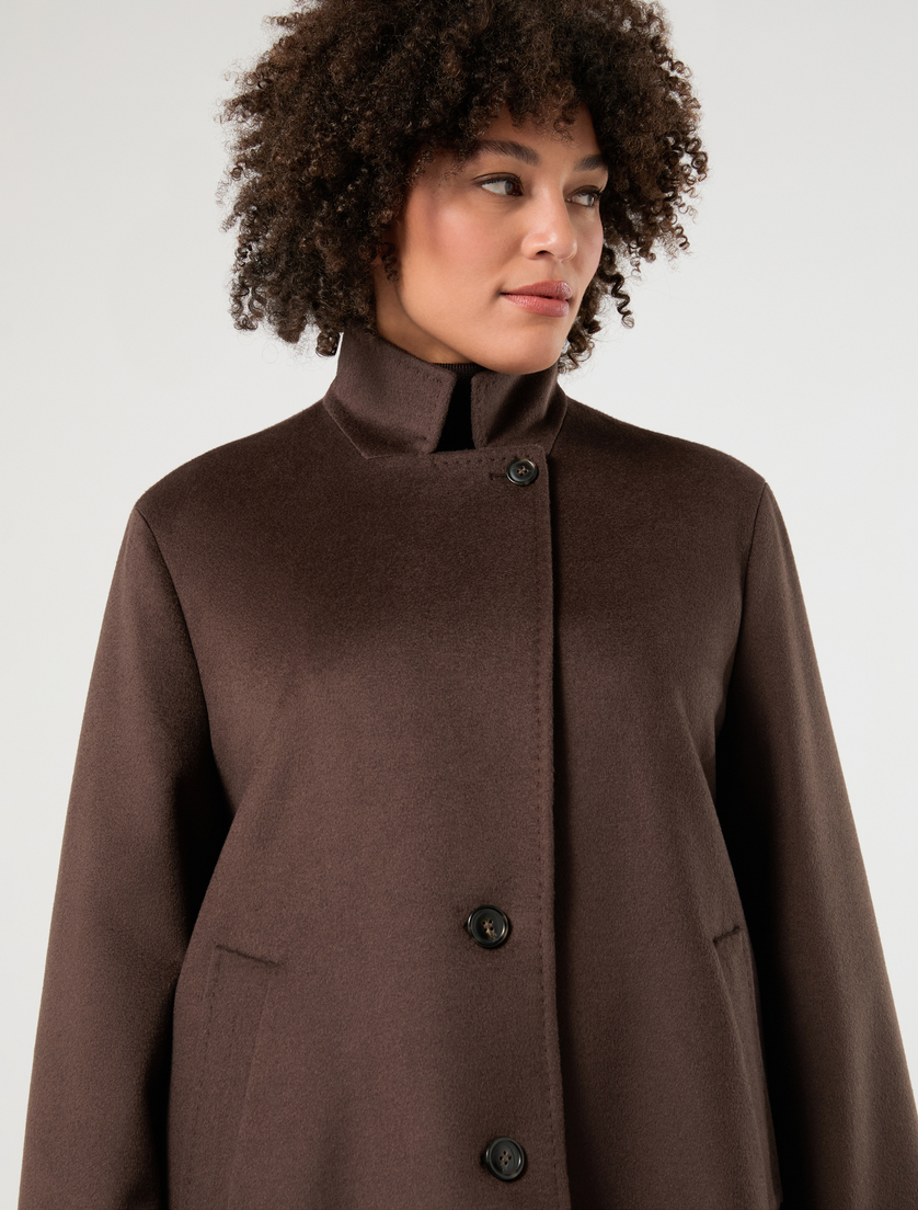 Giaccone in drap di lana - CACAO - Marina Rinaldi - 5