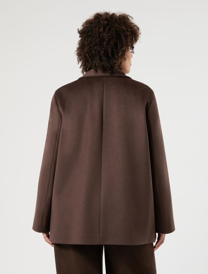 Giaccone in drap di lana - CACAO - Marina Rinaldi - 4