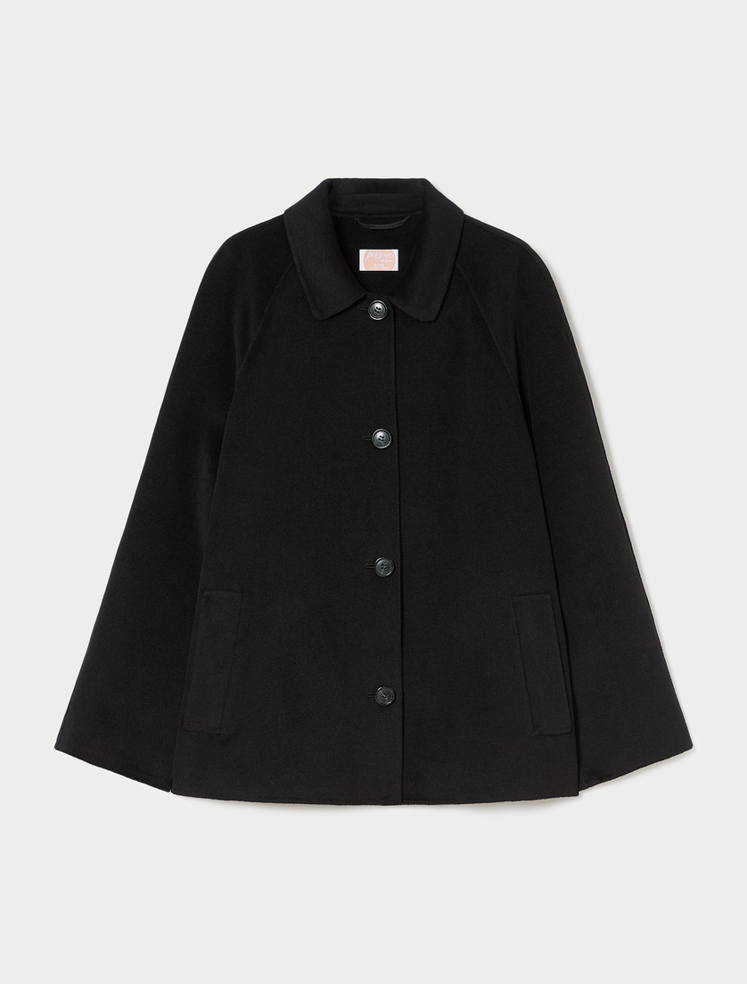 Giaccone in panno double - NERO - Marina Rinaldi