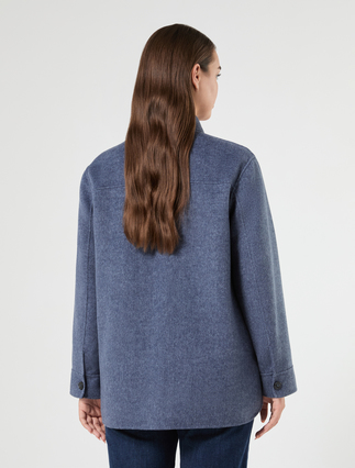 Wool blend double-sided fabric jacket - AVIO - Marina Rinaldi - 4