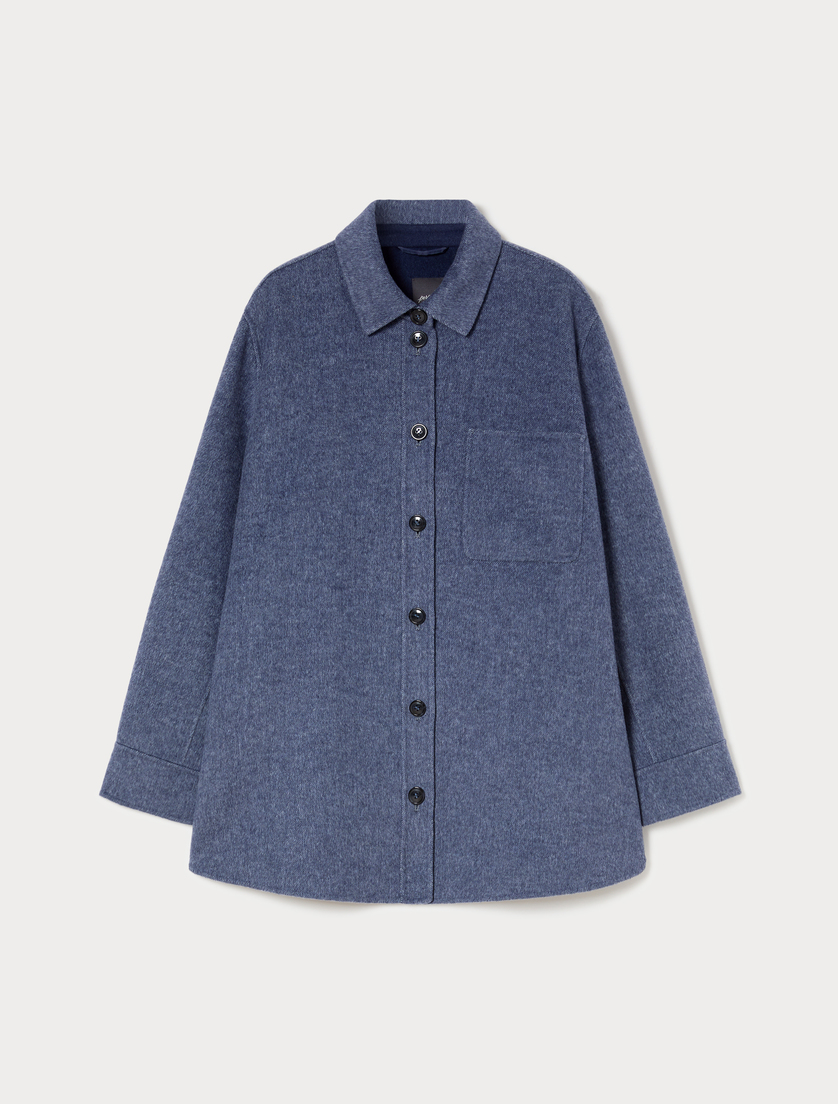Wool blend double-sided fabric jacket - AVIO - Marina Rinaldi