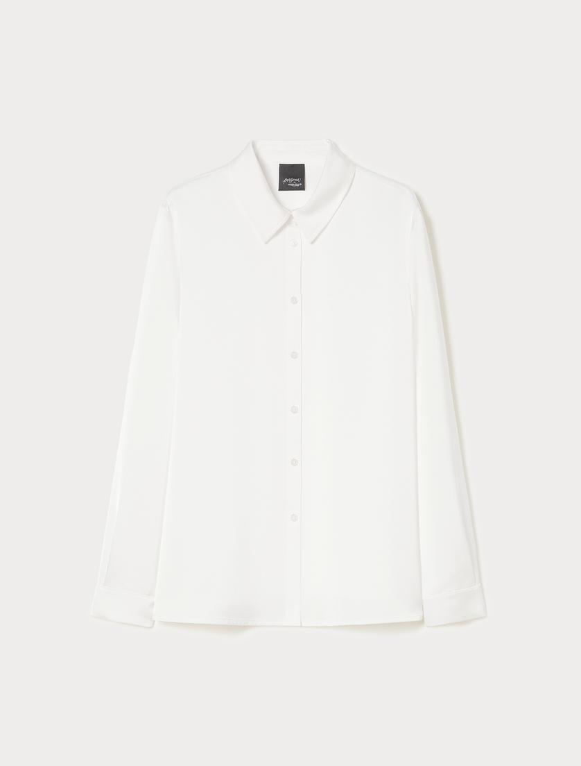 Casacca in satin - BIANCO - Marina Rinaldi