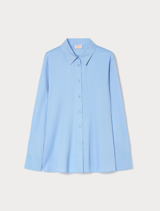 Stretch satin shirt - Marina Rinaldi