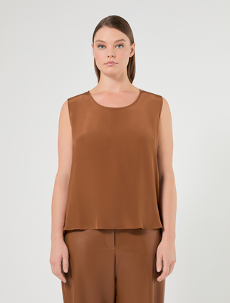 Top aus Crêpe de Chine - TABACK - Marina Rinaldi - 3