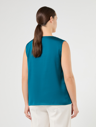 Satin top - OIL - Marina Rinaldi - 4