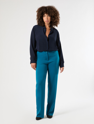 Camicia in crêpe de Chine - BLU NOTTE - Marina Rinaldi - 2