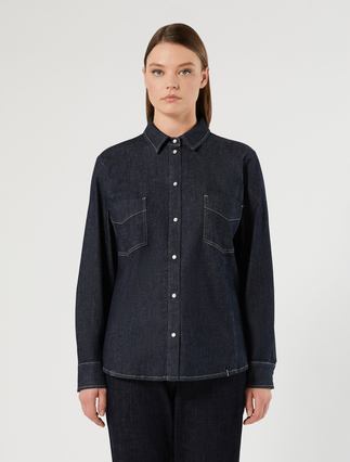 Denim shirt - MIDNIGHTBLUE