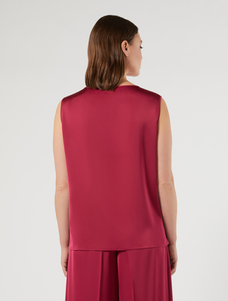 Satin top - FUCHSIA - Marina Rinaldi - 4