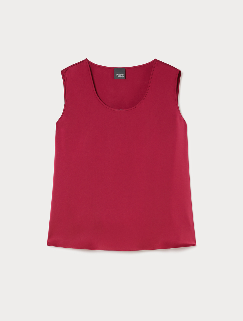 Satin top - FUCHSIA - Marina Rinaldi