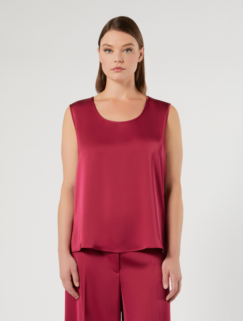 Satin top - FUCHSIA - Marina Rinaldi - 3