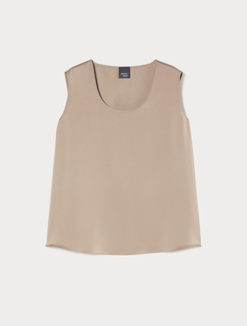 Satin top - TURTLEDOVE - Marina Rinaldi