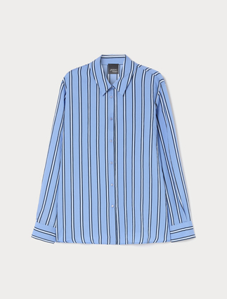 Yarn-dyed viscose shirt - Marina Rinaldi