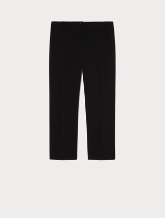 Slim-fit stretch cady trousers - Marina Rinaldi